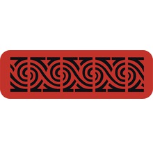 Lüftungsgitter mit Spiralmuster