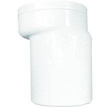 WC-Anschlußstutzen HL 200 110 mm weiß-thumb-0
