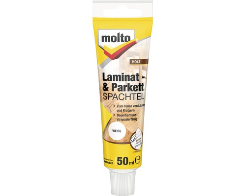 Molto Laminat- und Parkettspachtel weiss 50 ml Molto Laminat und Parkett Spachtel Tube 50 ml
