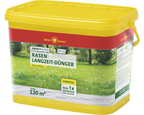 Rasen-Langzeitdünger WOLF-Garten Energy-Depot 5,4 kg / 120 m²