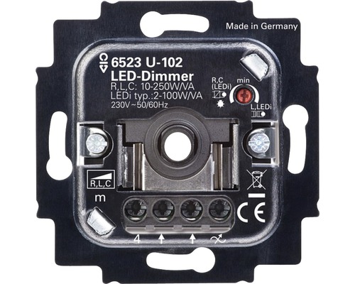 LED Dimmer Einsatz Busch-Jaeger schwarz LED Dimmer Einsatz mit technischer Spezifikation