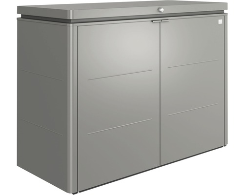 Terrassenschrank biohort HighBoard 160, 160 x 70 x 118 cm, quarzgrau-metallic