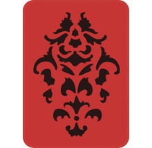 Schablone mit Ornamentmuster