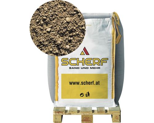 Rasenerde 1.000 kg / 909 L BigBag Scherf Sand Sack auf Palette