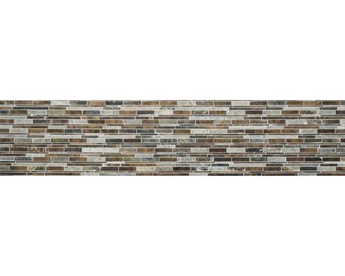 Mosaikfliese mit länglichen Elementen