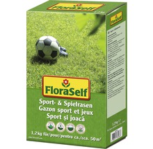 FloraSelf Sport und Spielrasen, 1,2 kg Packung