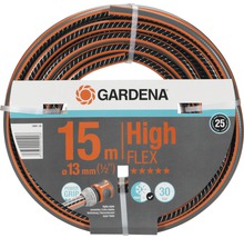 Gardena Highflex Gartenschlauch, 15 Meter lang, Durchmesser 13 Millimeter, mit Frostschutz und 25 Jahren Garantie