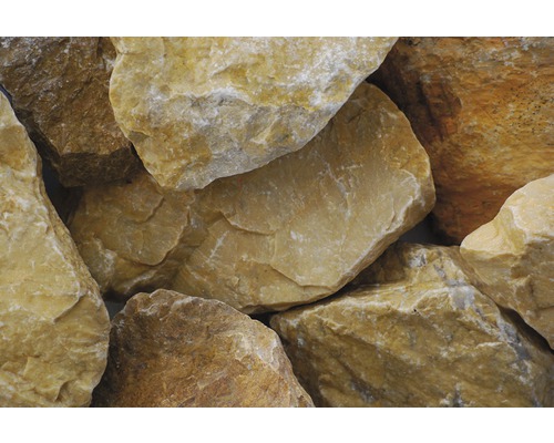Marmorbruch 50-100 mm 500 kg gold-ocker