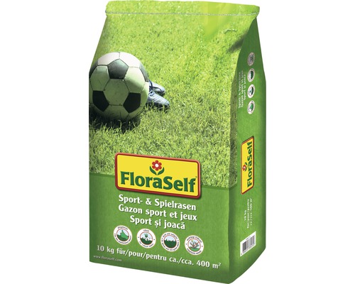 FloraSelf Sport- und Spielrasen 10 Kilogramm Sack
