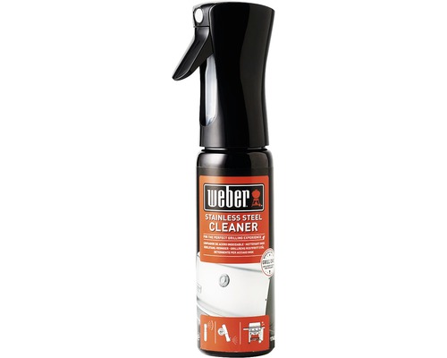 Weber Edelstahl-Reiniger, 300 ml Weber Edelstahl Reiniger Sprühflasche