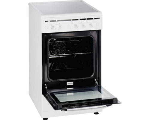 Elektroherd mit geöffneter Backofentür