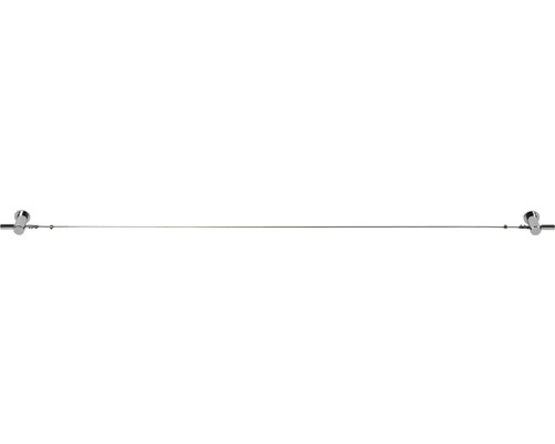 Vorhangdraht mit Befestigung