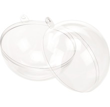 Transparente Kunststoffkugel zum Befüllen