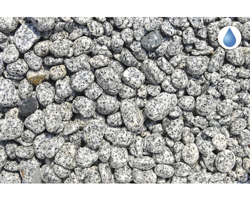 Dekorativer Ziersplitt aus Granit für den Garten