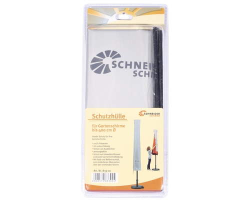 Schutzhülle für Gartenschirme bis 400 cm Durchmesser in Verpackung