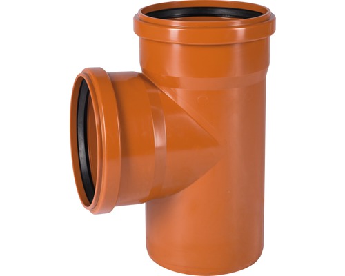 KG Abzweigung 87° DN 200/110 mm T-Stück aus Kunststoff für Abwasserrohre