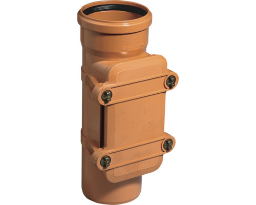 KG Reinigungsrohr DN 110 mm Rückstauverschluss für Abwasserrohr