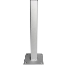 Pfostenträger GroJa Glow 13 cm x 13 cm silber