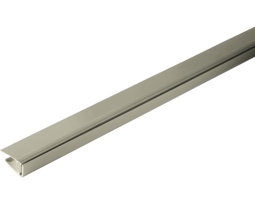 Abschlussleiste rauchgrau klippbar für Paneelstärken 5-8 mm Länge 2600 mm Aluminiumprofil für verschiedene Anwendungen