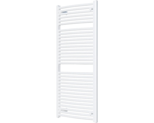 Weißer Handtuchwärmer zur Wandmontage