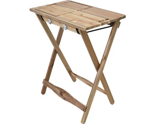Zusammenklappbarer Beistelltisch aus Holz
