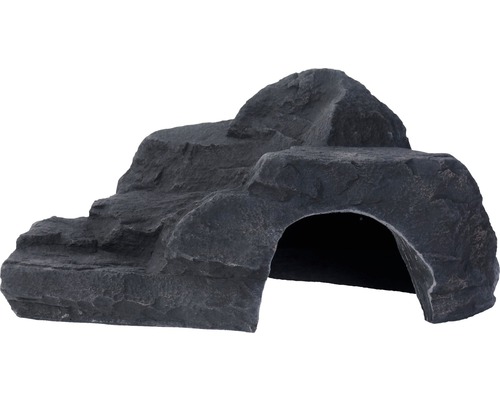 Aquariumdekoration VARIOGART Höhle XL Schiefer-anthrazit Aquariumdekoration VARIOGART Höhle XL Schiefer-anthrazit