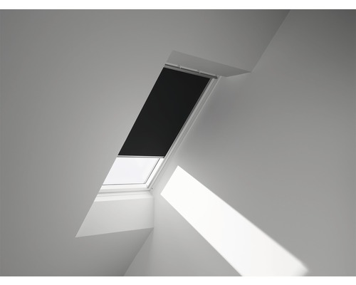 VELUX Verdunklungsrollo uni schwarz elektrisch DML 5 3009S