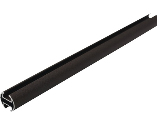 Vorhangstange mit Innenlauf II Cornwall rost 160 cm Ø 20 mm Aluminiumprofil für Innenausbau
