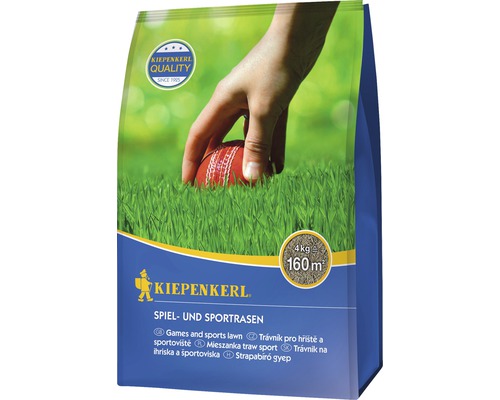 Rasensamen Kiepenkerl Sport- und Spielrasen 4 kg / 160 m² Kiepenkerl Spiel- und Sportrasen, 4 Kilogramm Packung