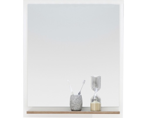 Spiegel mit Ablage Pelipal Noventa mit Ablage eckig 74,5x60 cm