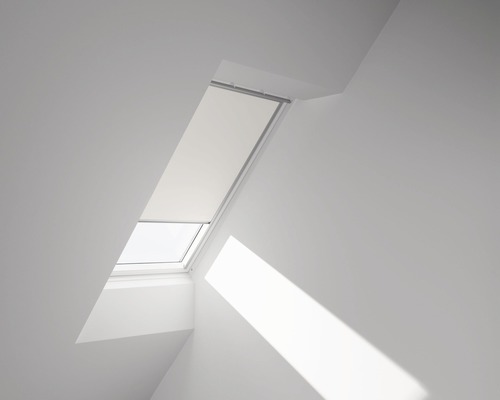 VELUX Verdunkelungsrollo uni weiß manuell Rahmen aluminium DKL S06 1025S