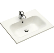 Waschtisch mit Armatur für das Badezimmer