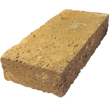 Einzelner gelber Pflasterstein