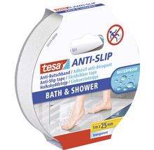 Tesa Antirutschband für Bad und Dusche, 5 Meter mal 25 Millimeter
