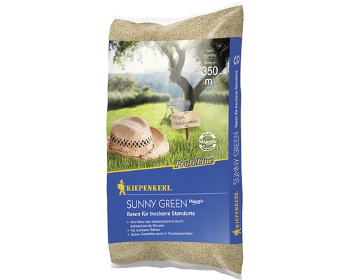 Trockenrasen Sunny Green Kiepenkerl 10 kg / 350 m² Kiepenkerl Sunny Green Rasensamen für trockene Standorte