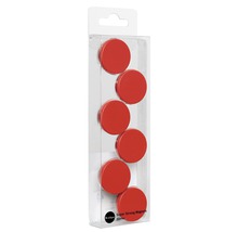 Magnete rot Ø 2 cm 6er-Set
