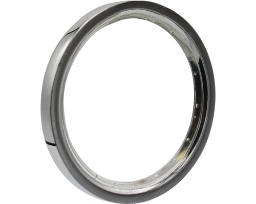 Vorhangring flach mit Haken und Gleiteinlage für Rivoli chrom Ø 20 mm 10 Stk. Metallring zur Befestigung