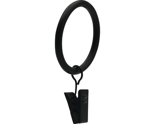 Gardinenring mit Faltenlegehaken