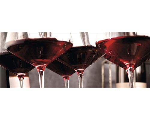 Glasbild Red Wine I 30x80 cm