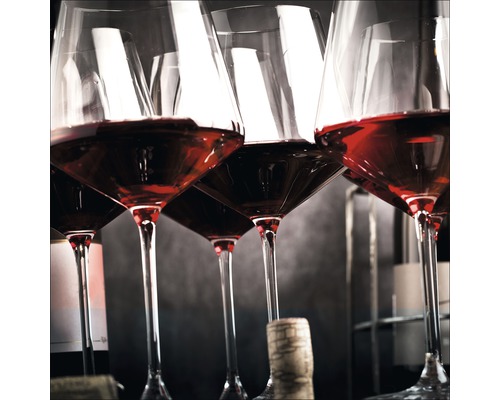 Glasbild Red Wine II 30x30 cm