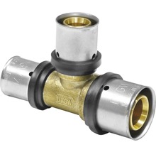 T-Stück Verbinder aus Messing für Sanitärinstallation