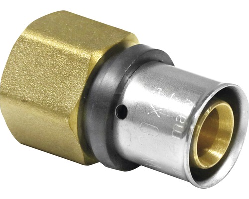 Press-Übergangsstück veporit für MSVR 20mm x1/2"IG Pressfitting mit Messingverschraubung