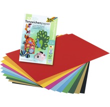 Folien Tonzeichenpapier DIN A4, 20 Blatt