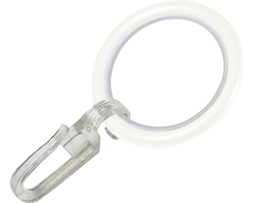 Gardinenring mit Faltenlegehaken für Vorhänge