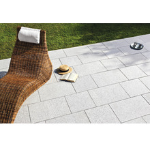 Granit-Terrassenplatte grau 40x40x3 cm (Online nur palettenweise Abnahme möglich)-thumb-1