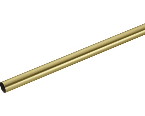 Vorhangstange Gent messing-optik matt 160 cm Ø 25 mm Metallrohr für Konstruktionszwecke