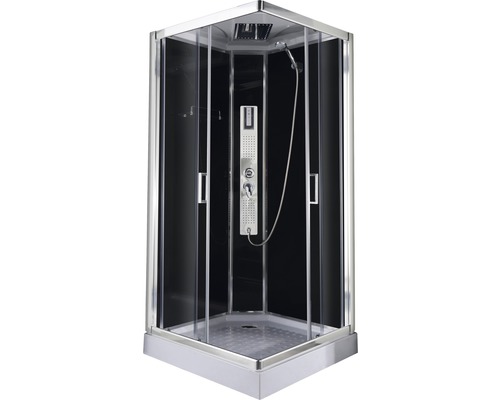 Fertigdusche Sanotechnik Trend 2 CL71 eckig 90x90x215 cm Duschtempel mit Duschpaneel und Regenduschkopf