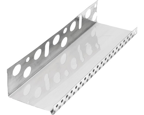 Putzprofile aus Metall mit Löchern