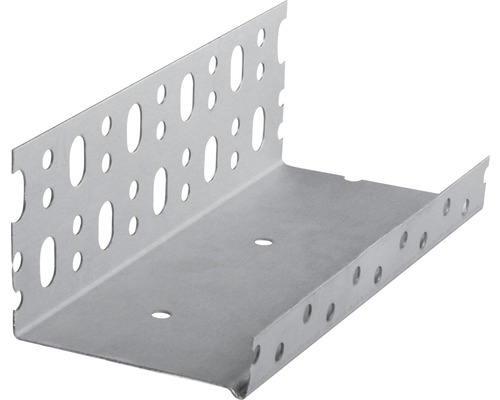 CATNIC Sockelprofil Aluminium für Fassadendämmung & WDVS System 100 mm 2500 mm x 103 mm