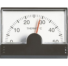 Innen- und Außenthermometer Analog TFA Kunststoff grau mit minimal/maximal  Anzeige